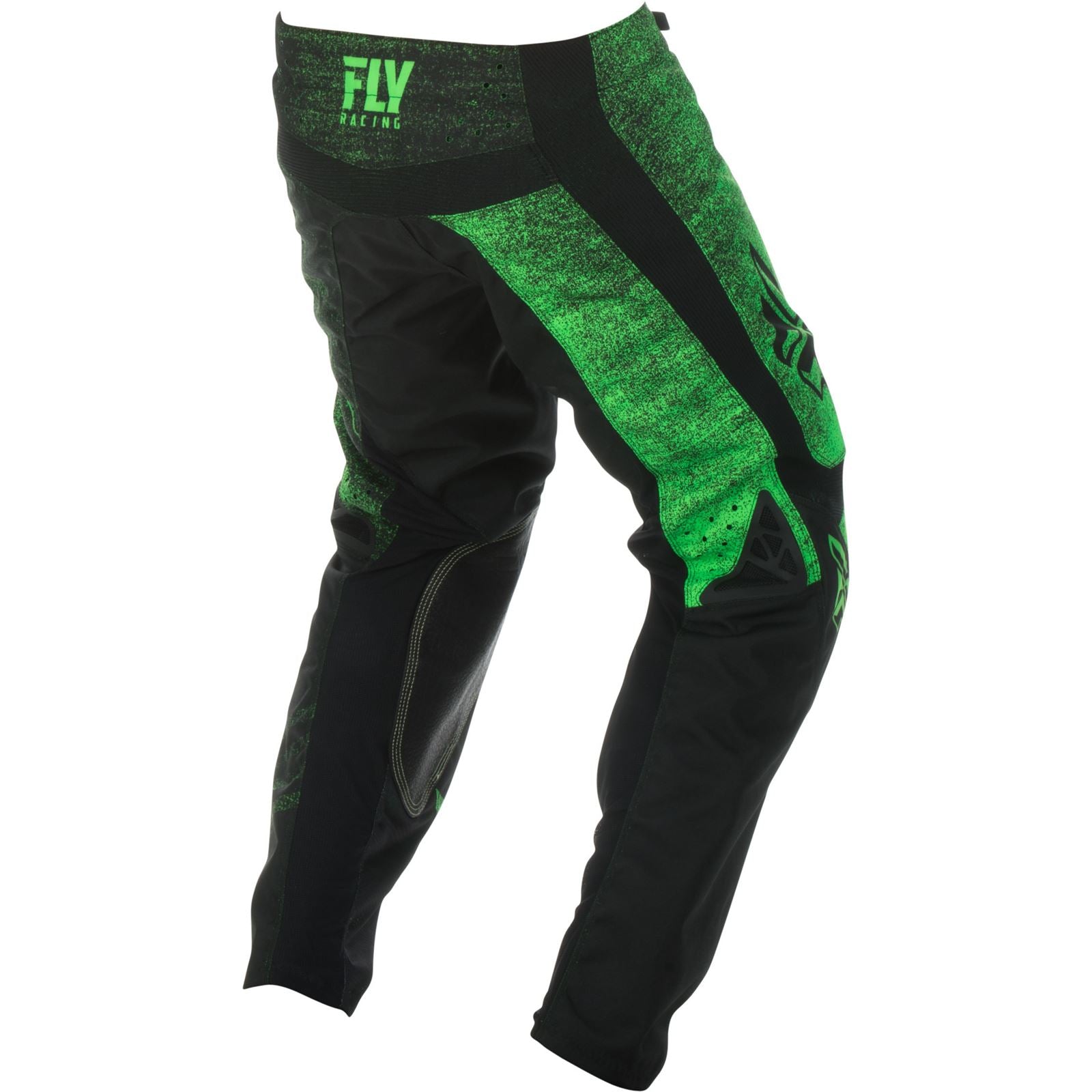 Fly Racing Kinetic Noiz Pants Neon Green/Black 18 Inch Waist CLOSEOUT 372-53518_50221