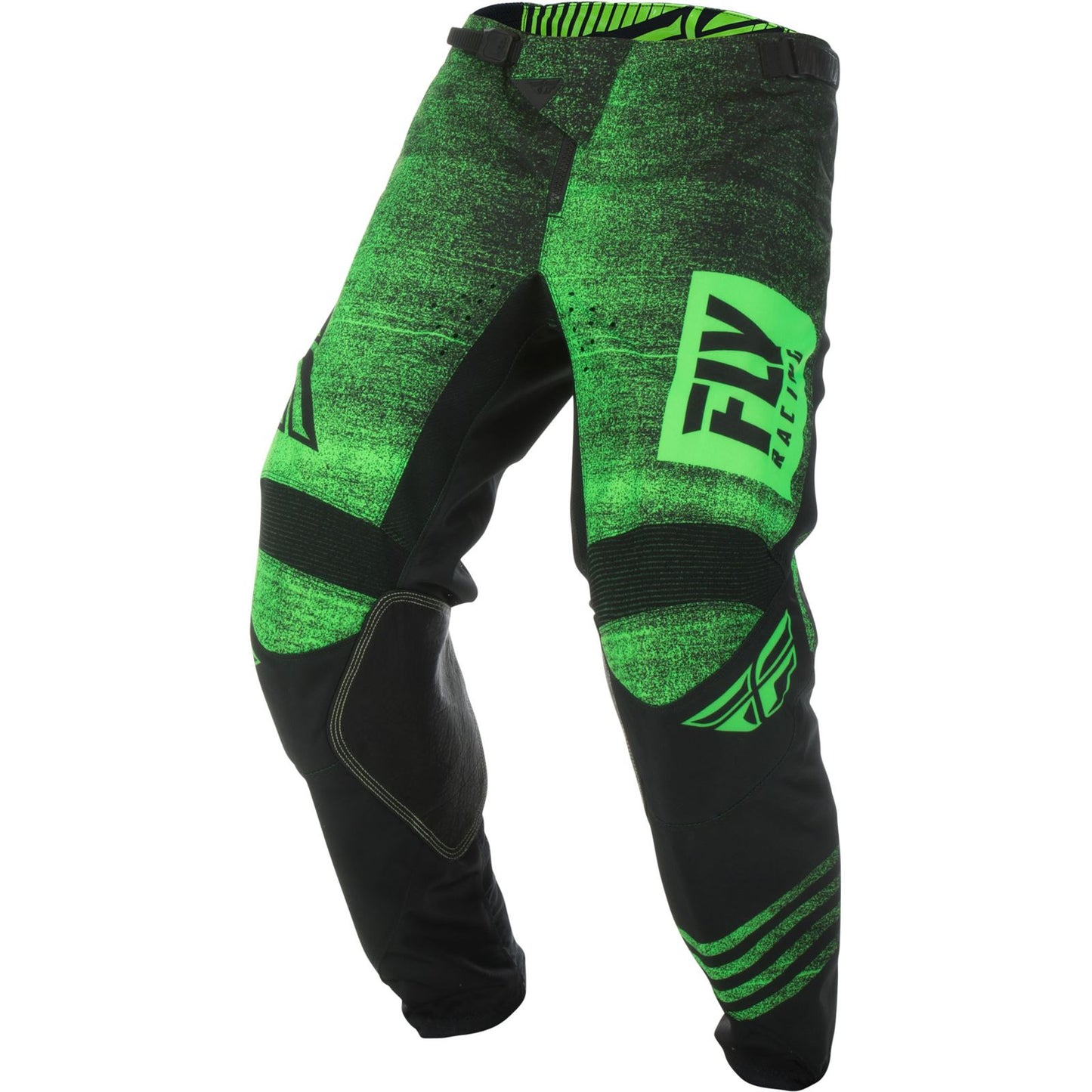 Fly Racing Kinetic Noiz Pants Neon Green/Black 18 Inch Waist CLOSEOUT 372-53518_50222