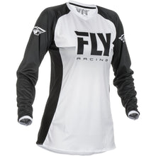 Fly Racing Women's  Lite Jersey White/Black 2X 372-6242X_50382