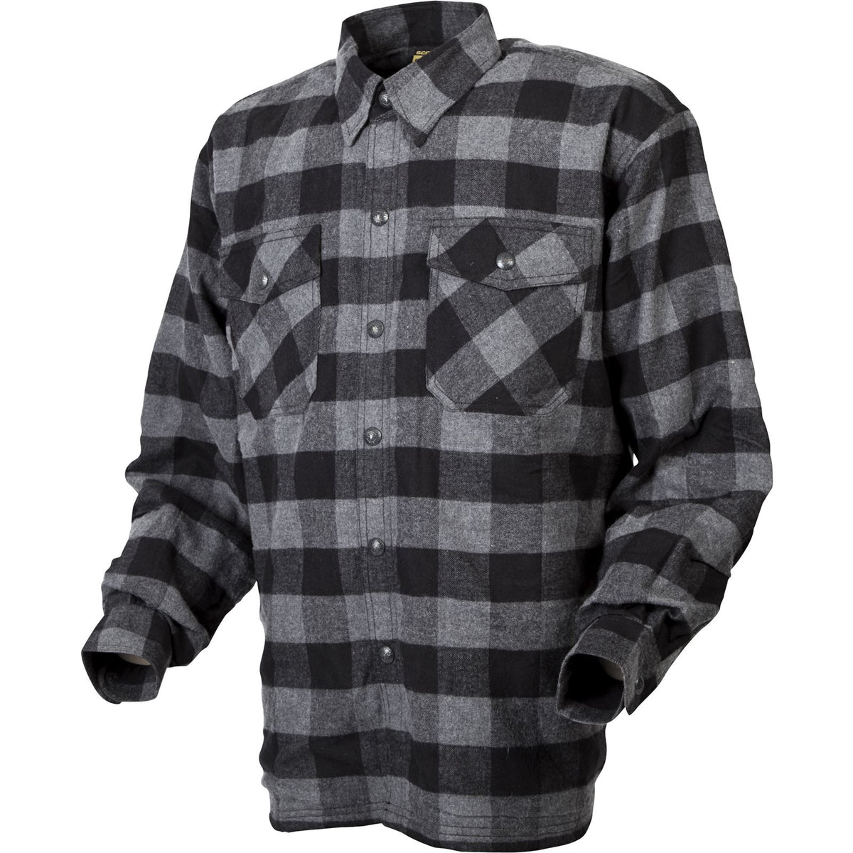 ScorpionEXO Covert Flannel Shirt - Black/Gray - XL OPEN BOX [MPN: 13403-6]_2737521