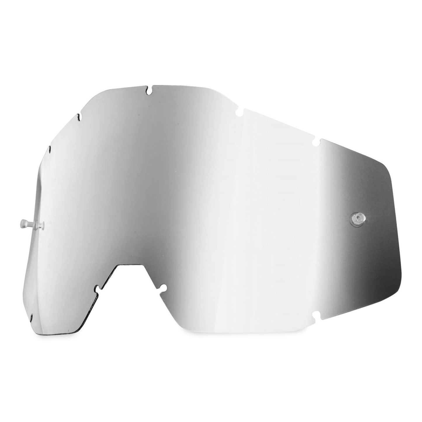 100% Accuri/Strata/Racecraft Lens - Silver Mirror OPEN BOX [MPN: 51002-008-02]_2715156