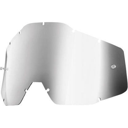 100% Accuri/Strata/Racecraft Lens - Silver Mirror OPEN BOX [MPN: 51002-008-02]_2715157