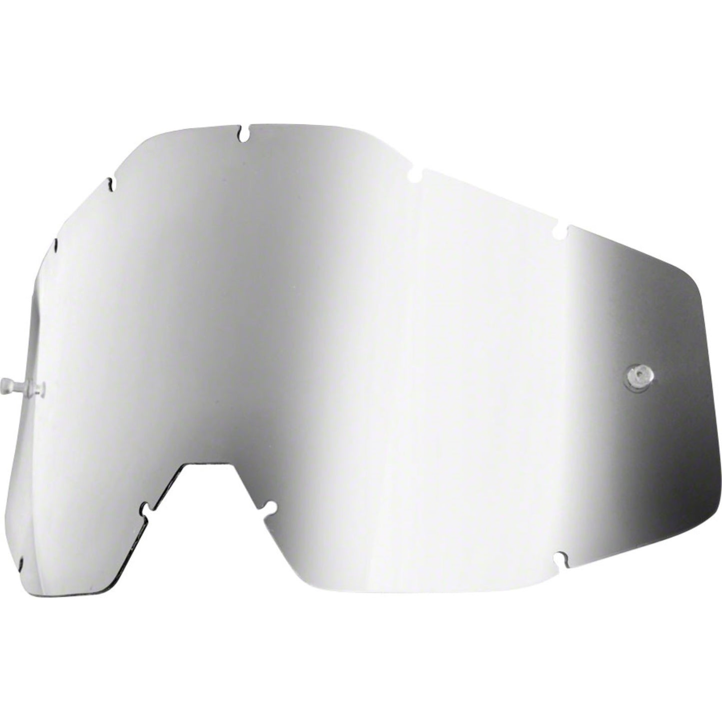 100% Accuri/Strata/Racecraft Lens - Silver Mirror OPEN BOX [MPN: 51002-008-02]_2715158