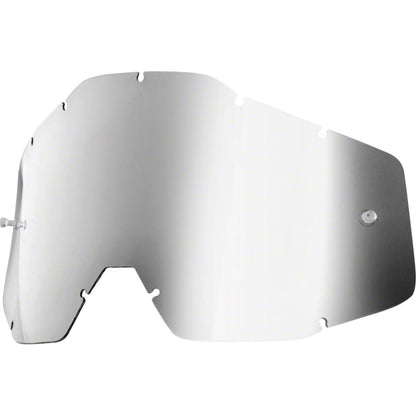 100% Accuri/Strata/Racecraft Lens - Silver Mirror OPEN BOX [MPN: 51002-008-02]_2715158