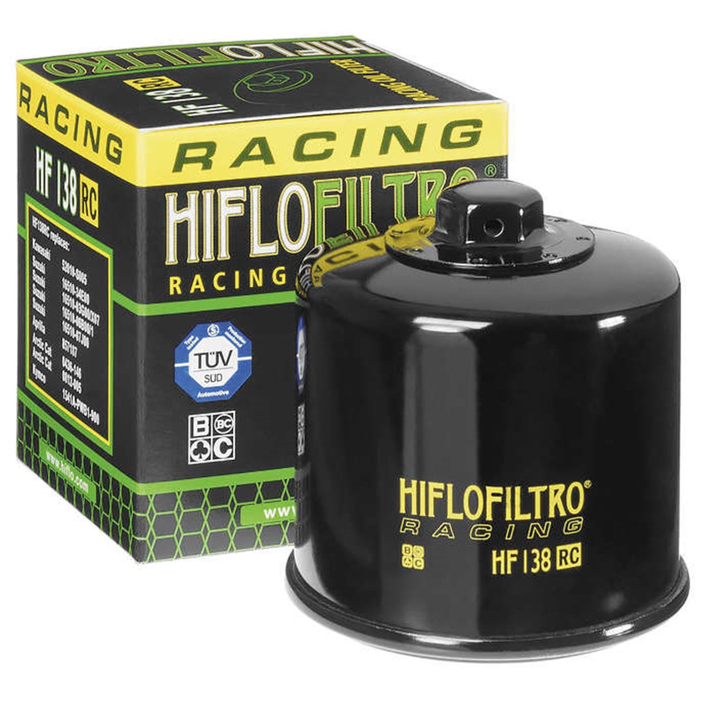 Hiflofiltro Oil Filter HF138RC_55056