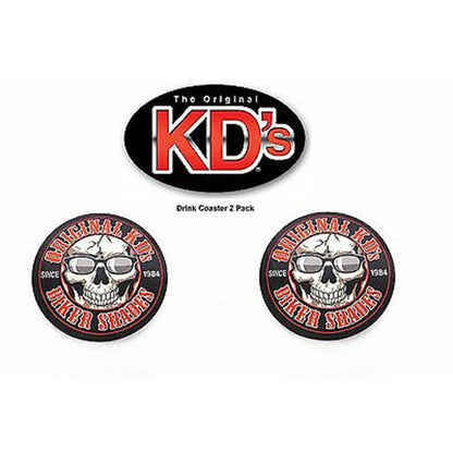 Pacific Coast Sunglasses Original KD's Skull Logo Drink Coaster As Seen SOA Jax Teller TV  422_636529