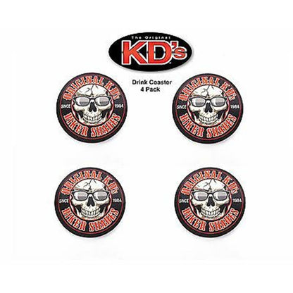 Pacific Coast Sunglasses Original KD's Skull Logo Drink Coaster As Seen SOA Jax Teller TV  422_636531