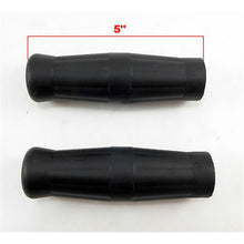 2FastMoto Classic Vintage Black Coke Bottle Style Grips For 7/8" Bars ry01-034_636613