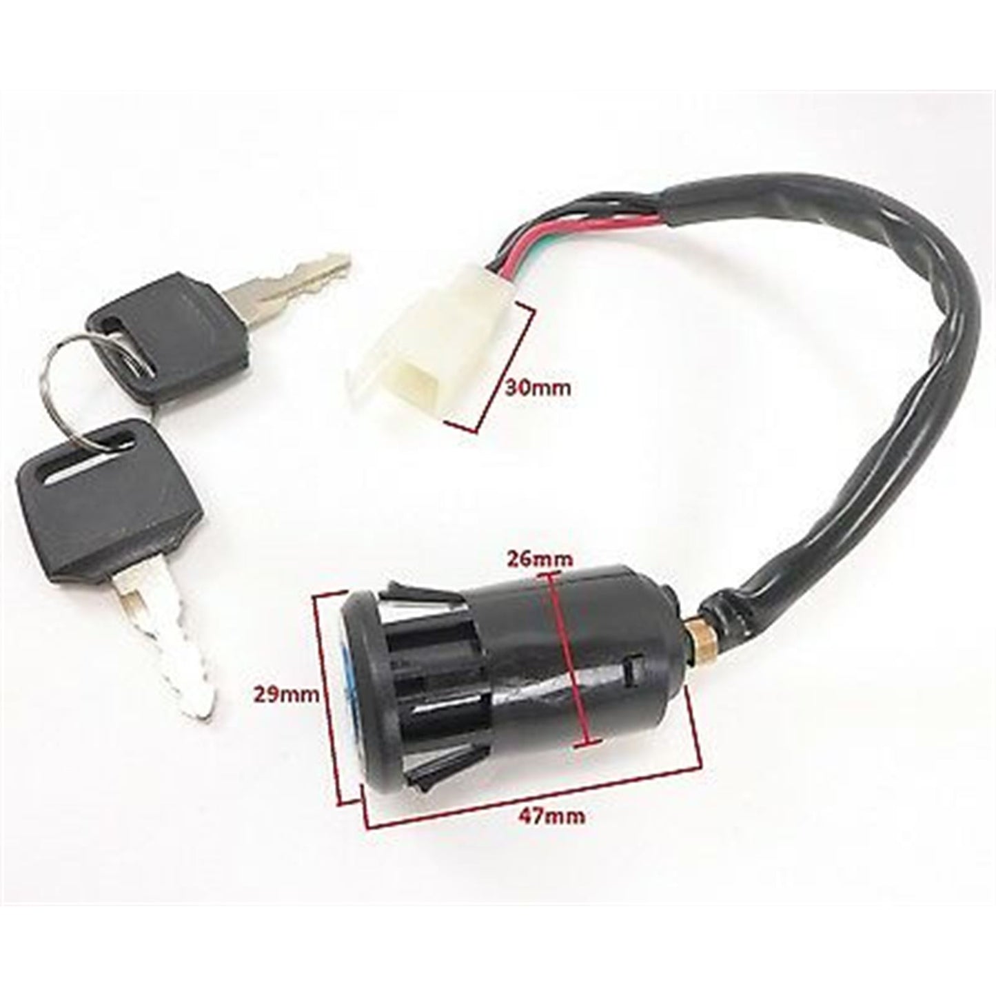 2FastMoto Ignition Switch with 2 Keys for Honda C50, C70, C90 LH1044_636079