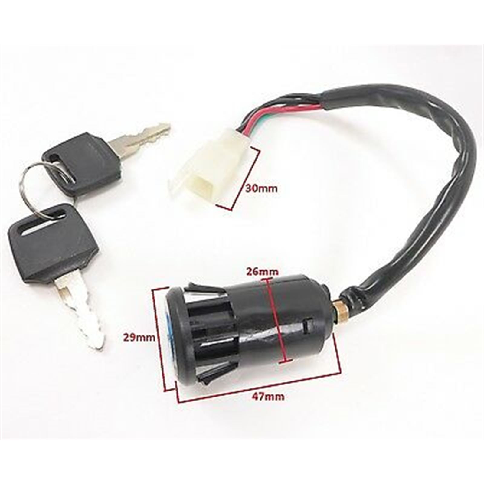 2FastMoto Ignition Switch with 2 Keys for Honda C50, C70, C90 LH1044_636079