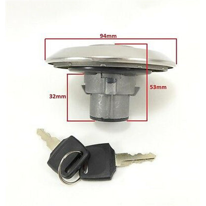 2FastMoto Polished Locking Fuel Tank Cap for Honda CB650, CB900, CB1000 lh2009_623705