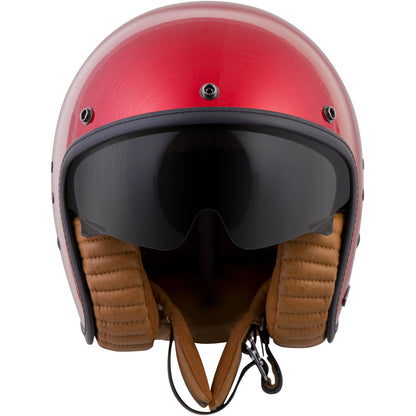ScorpionEXO Belfast Open-Face Solid Helmet Candy Red - Small BEL-1013_56335