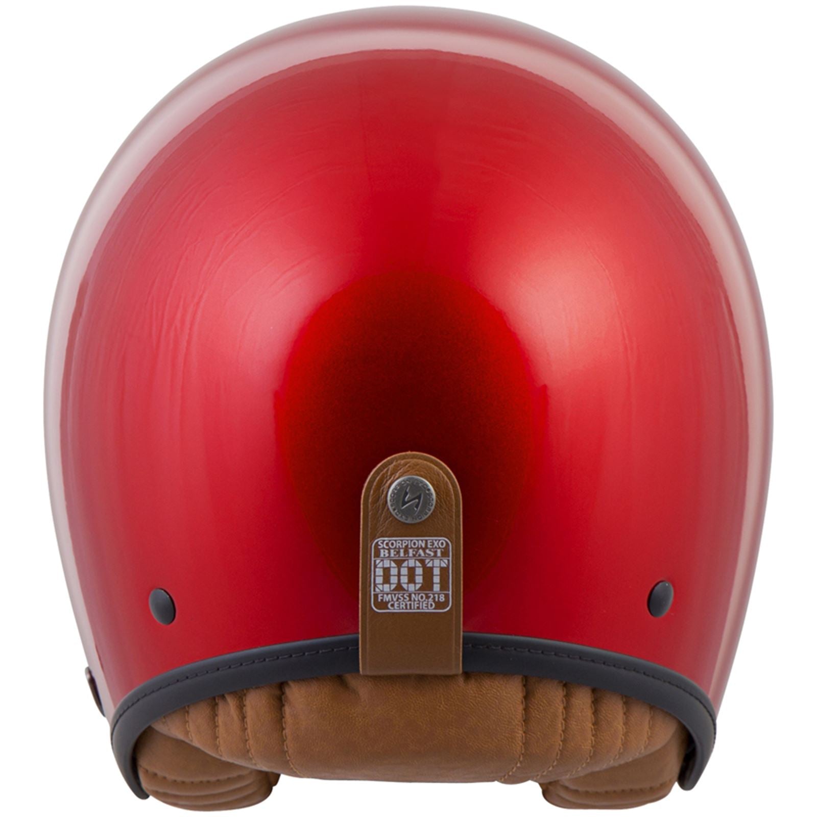 ScorpionEXO Belfast Open-Face Solid Helmet Candy Red - Small BEL-1013_56336
