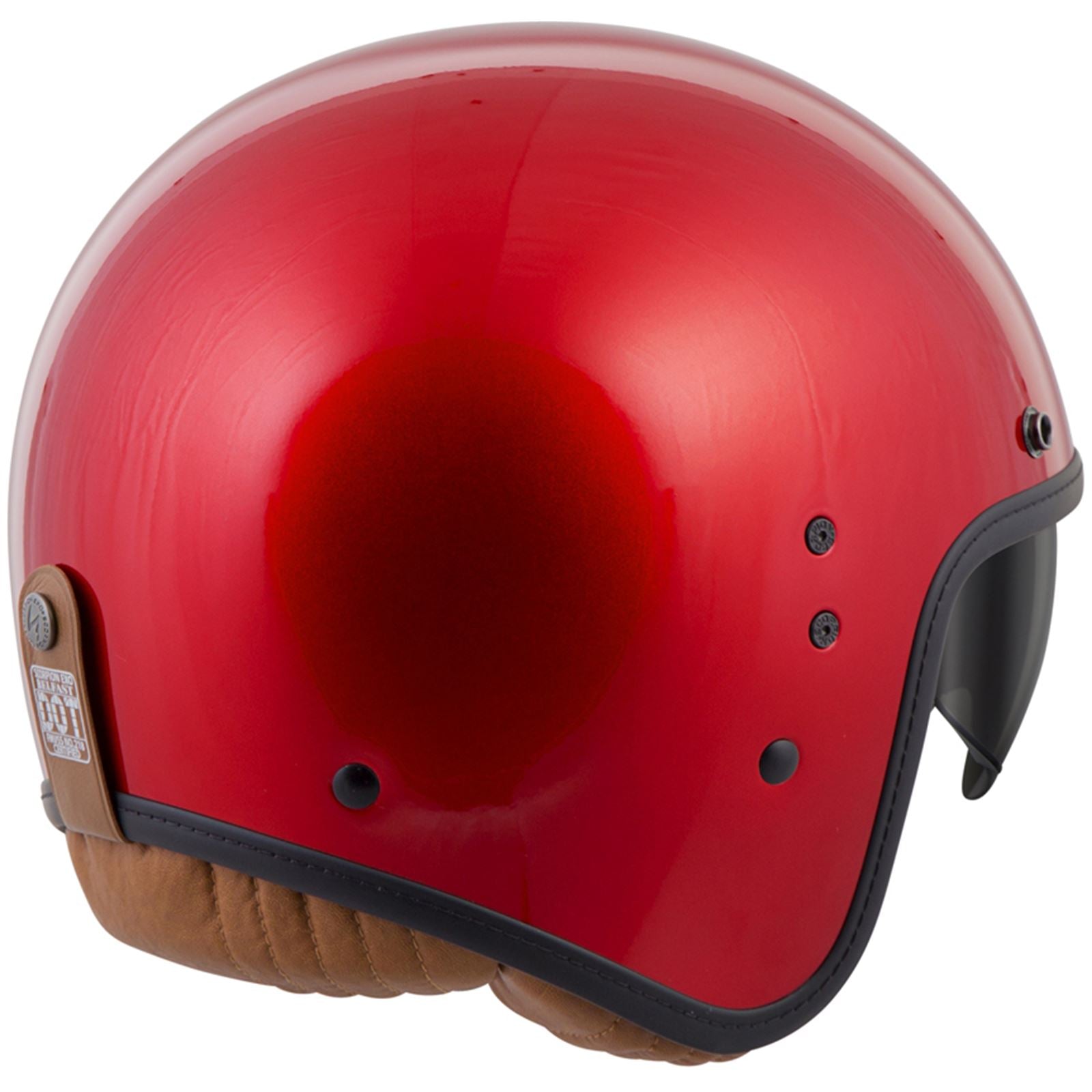 ScorpionEXO Belfast Open-Face Solid Helmet Candy Red - Small BEL-1013_56339