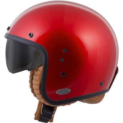 ScorpionEXO Belfast Open-Face Solid Helmet Candy Red - Small BEL-1013_56341