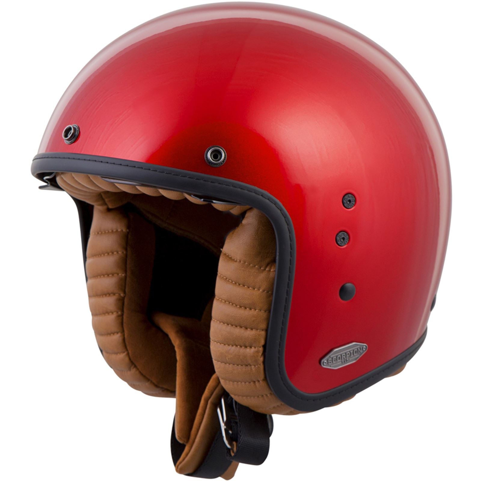ScorpionEXO Belfast Open-Face Solid Helmet Candy Red - Small BEL-1013_56345