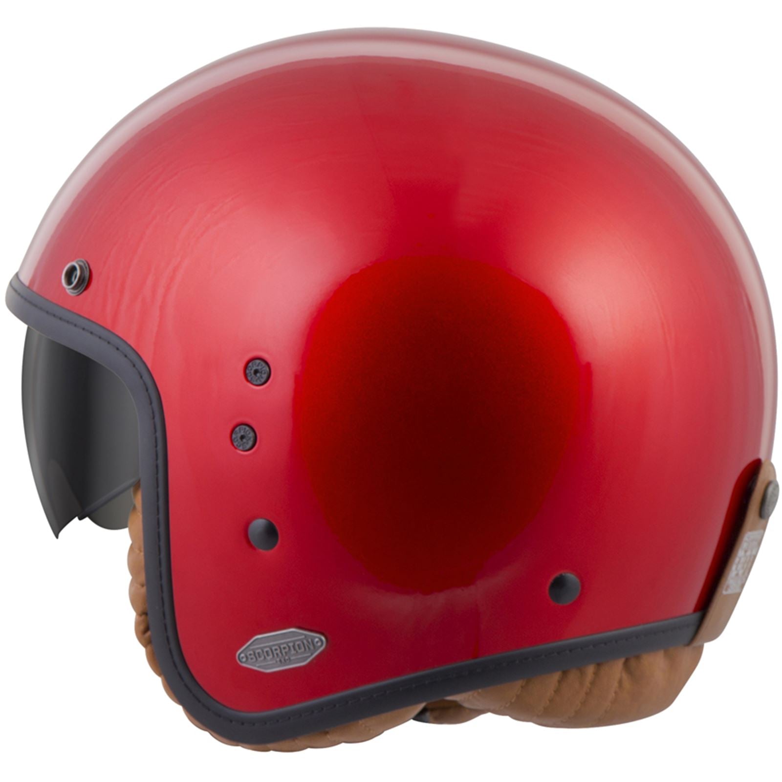 ScorpionEXO Belfast Open-Face Solid Helmet Candy Red - Small BEL-1013_56348