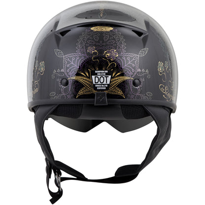 ScorpionEXO EXO-C110 Azalea Helmet Black/Gold Medium C11-2404_56587