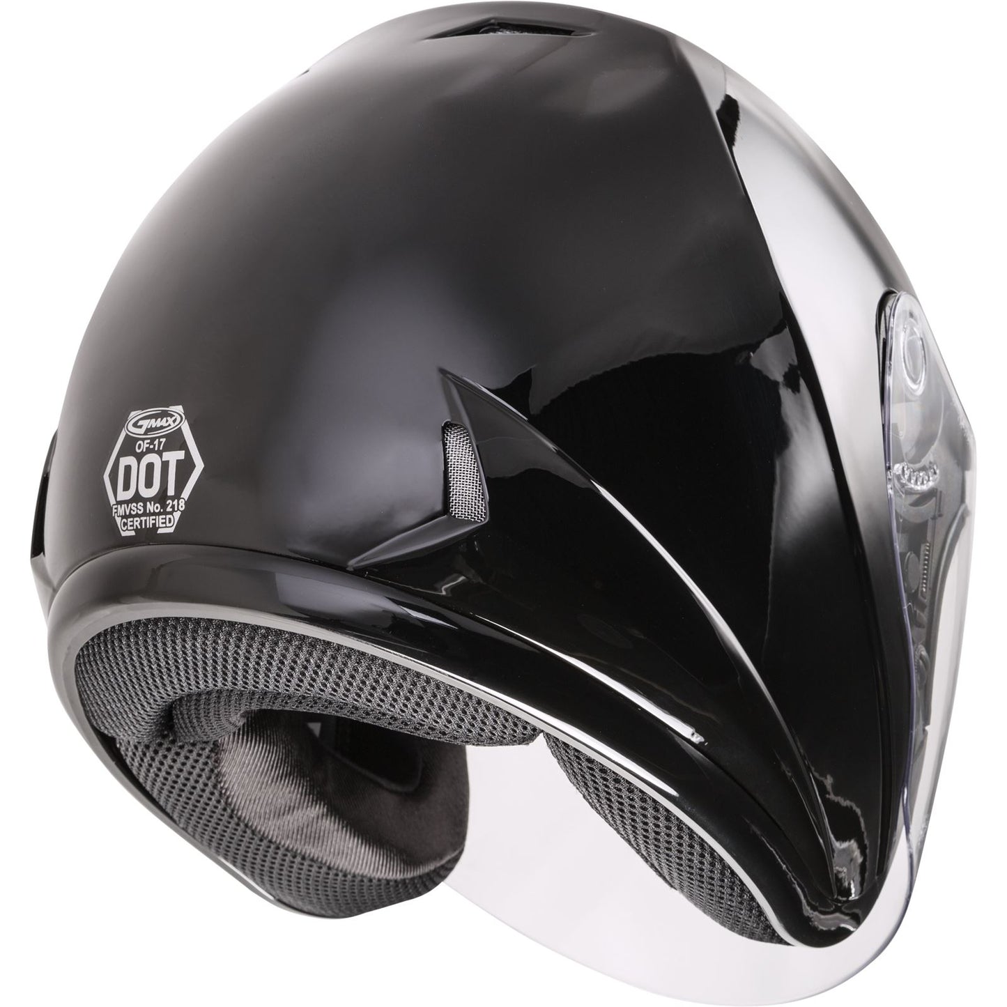 GMax OF-17 Open-Face Helmet Black Medium G317025N_57376