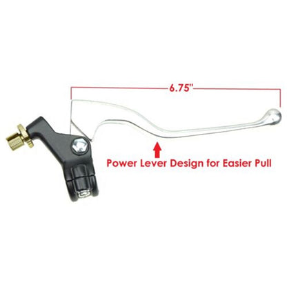 2FastMoto Front Brake Lever Assembly w/ Black 2-Piece Perch 7/8" for Motorcycles 32-37210_635682