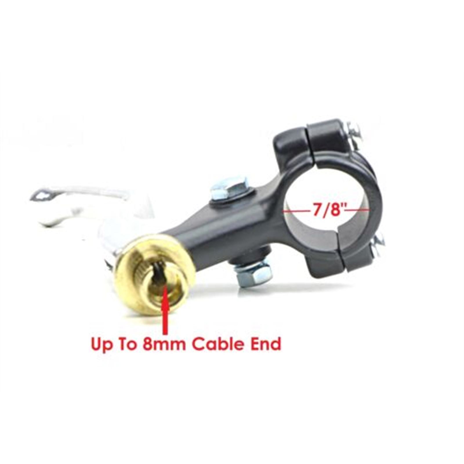 2FastMoto Front Brake Lever Assembly w/ Black 2-Piece Perch 7/8" for Motorcycles 32-37210_635684