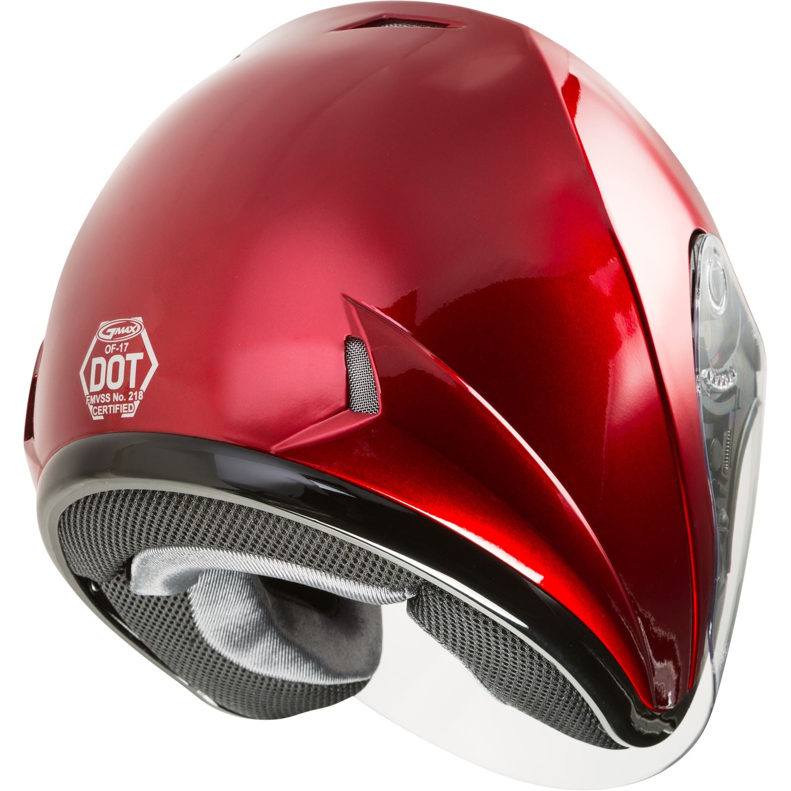 GMax OF-17 Open-Face Helmet Candy Red - X-Large   G317097N_57503