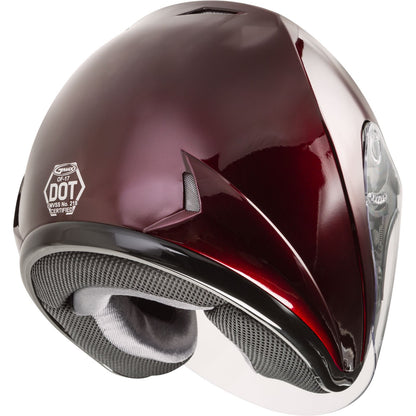 GMax OF-17 Open-Face Helmet Wine Red 2X G317108N_57511