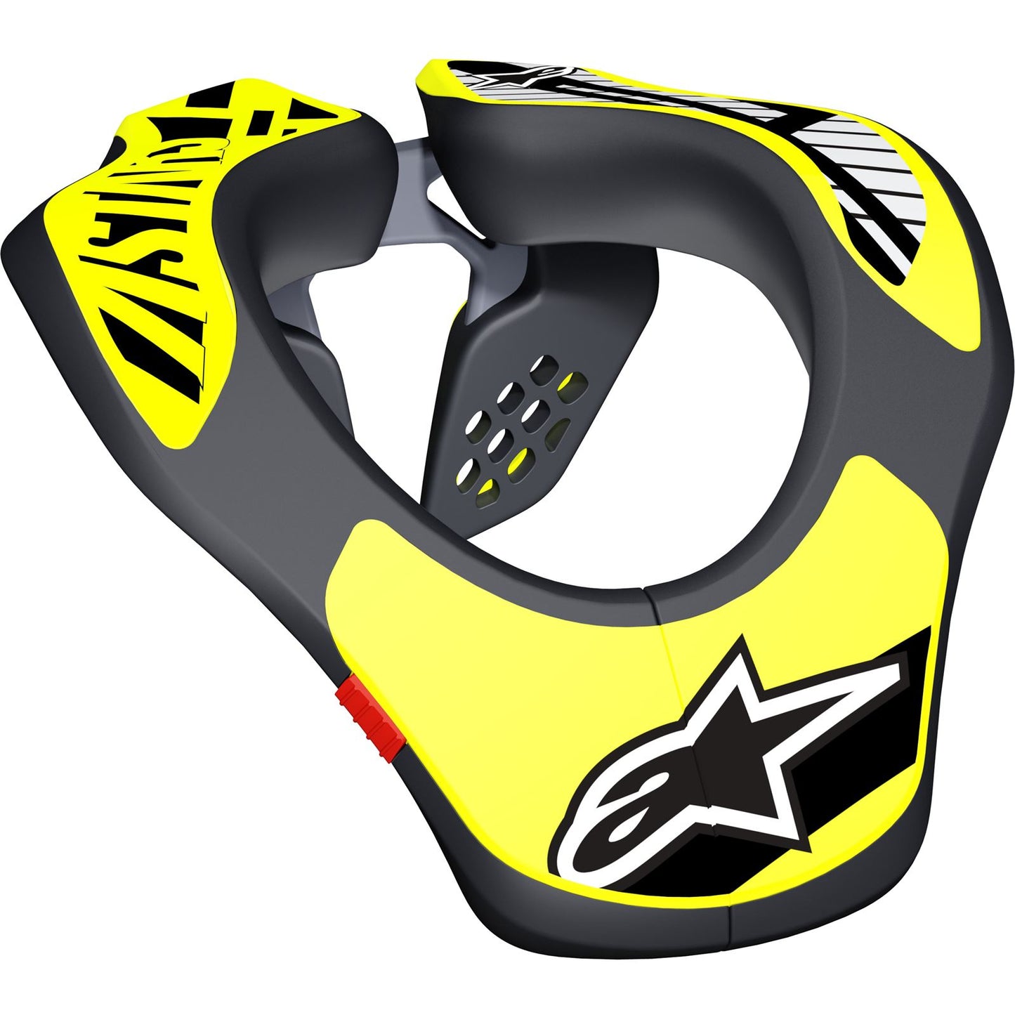 Alpinestars Youth Neck Support Black/Yellow [MPN: 6540118-155-OS]_57668