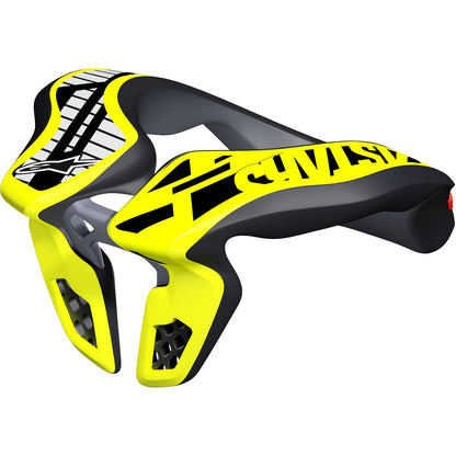 Alpinestars Youth Neck Support Black/Yellow [MPN: 6540118-155-OS]_57669