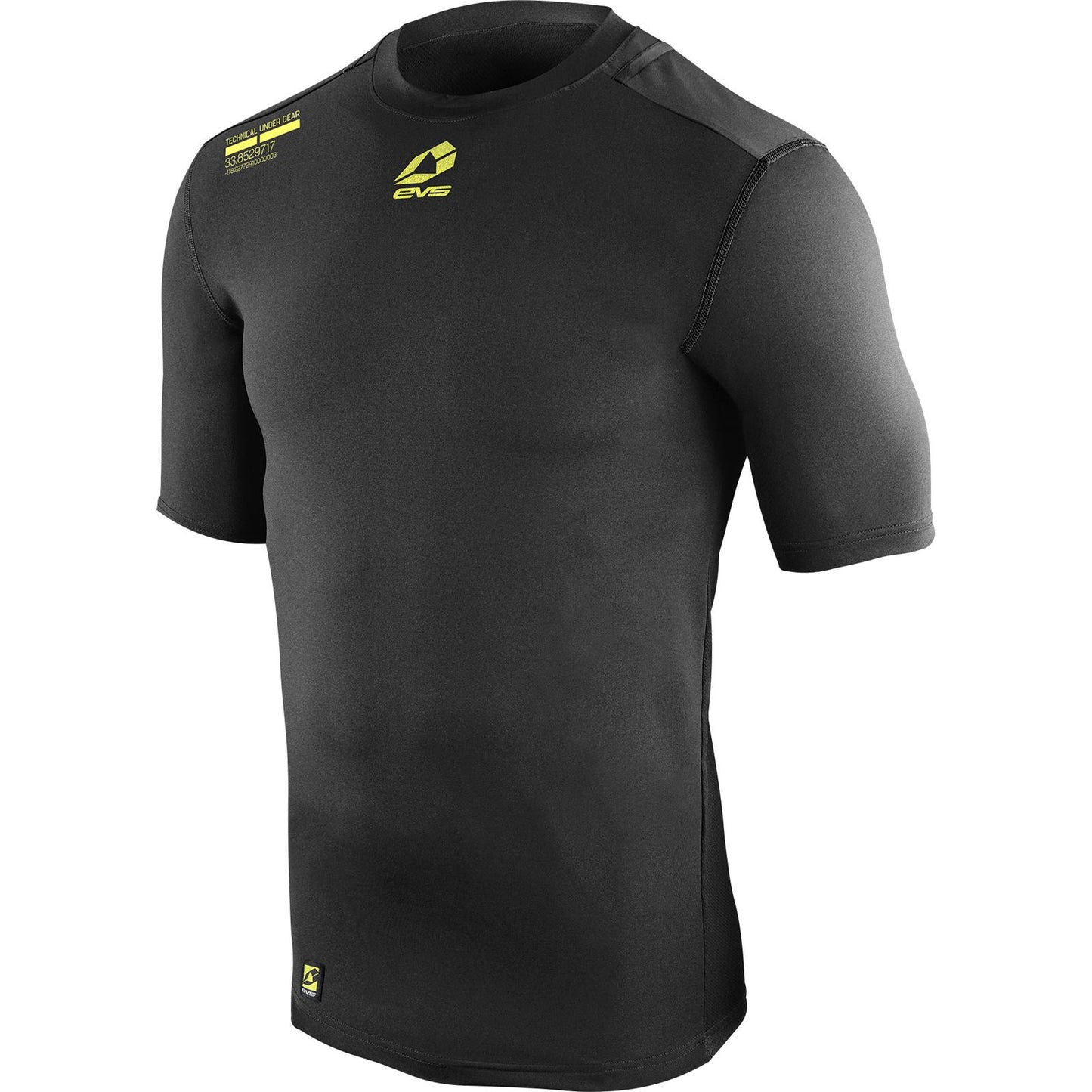 EVS Sports Short Sleeve Tug Shirt Black Small [MPN: TUGTOPSS-BK-S]_57999