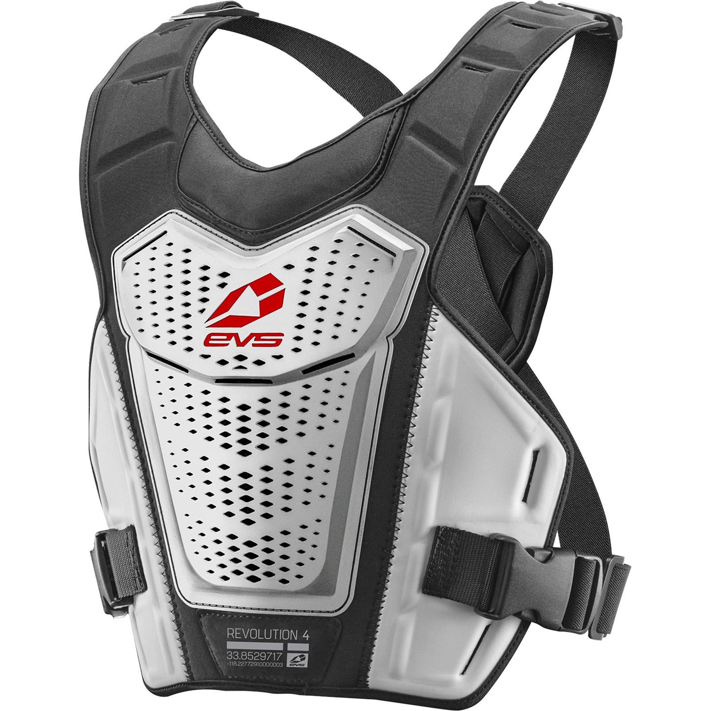 EVS Sports REVO 4 Roost Guard White Small/Medium [MPN: RV4-W-S/M]_58124