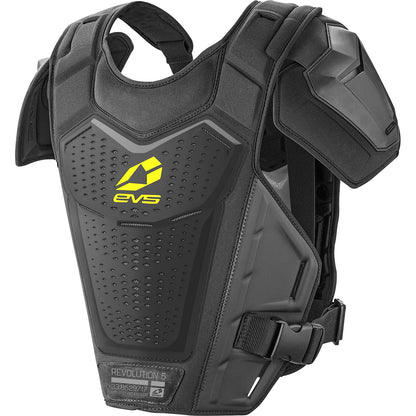 EVS Sports REVO 5 Roost Guard Black Small/Medium [MPN: RV5-BK-S/M]_58128