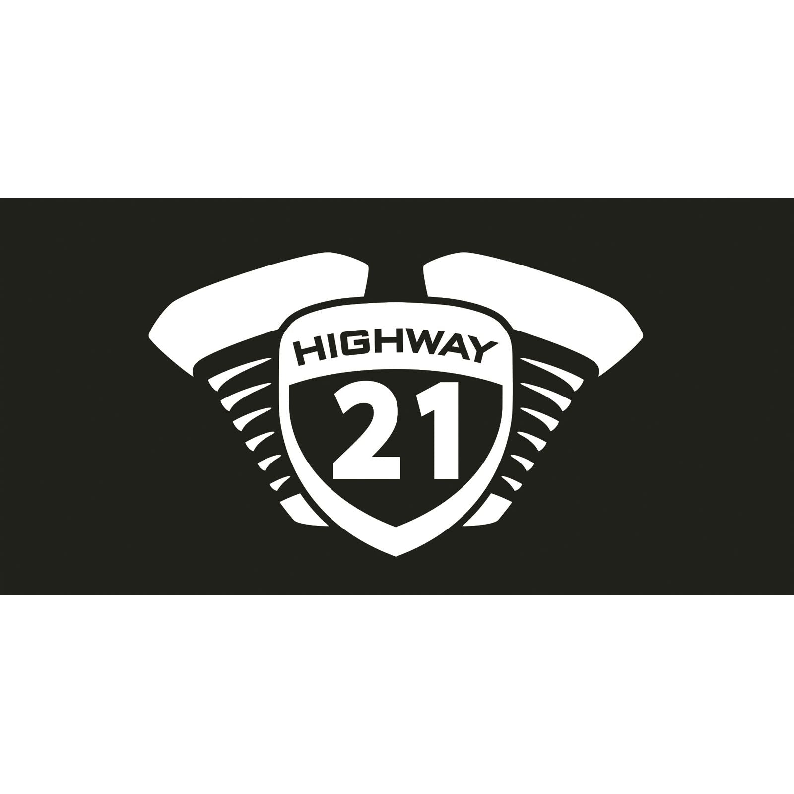 Highway 21 Wall Banner Black 3' X 6' HWY 21 3X6 BLACK_58284