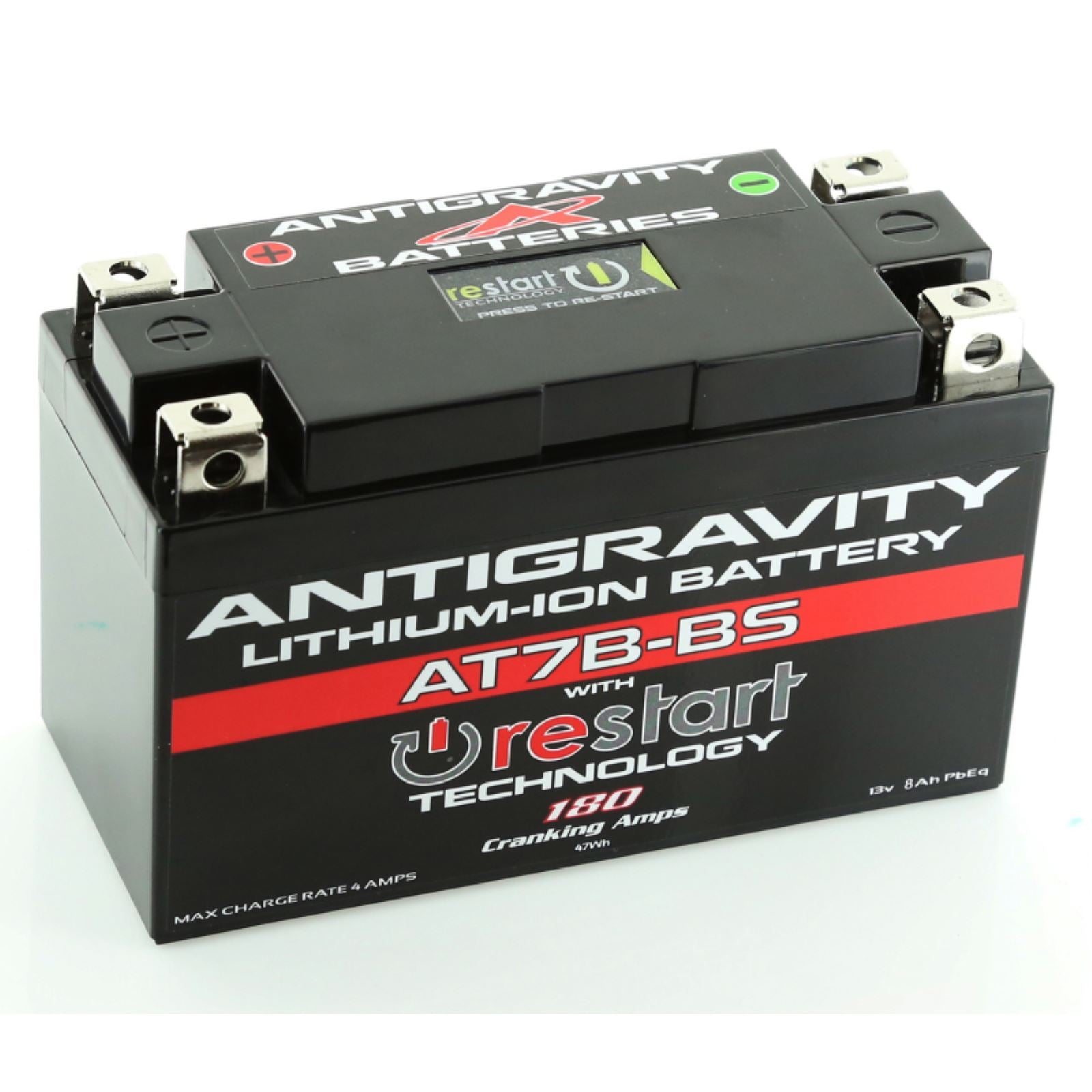 Antigravity Batteries Lithium Battery AT7B-BS-RS 180 Cranking Amps OPEN BOX [MPN: AG-AT7B-BS-RS]_2078656