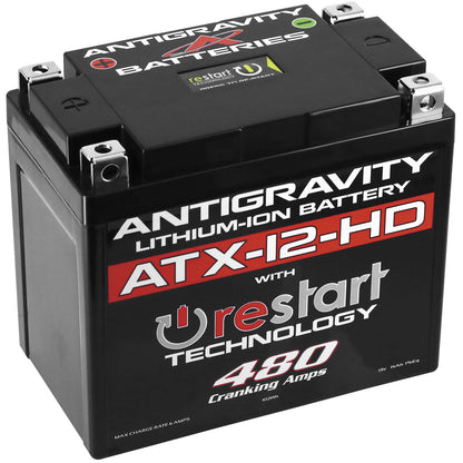 Antigravity Batteries Lithium Battery ATX12-HD-RS 480 Cranking Amps AG-ATX12-HD-RS_58570