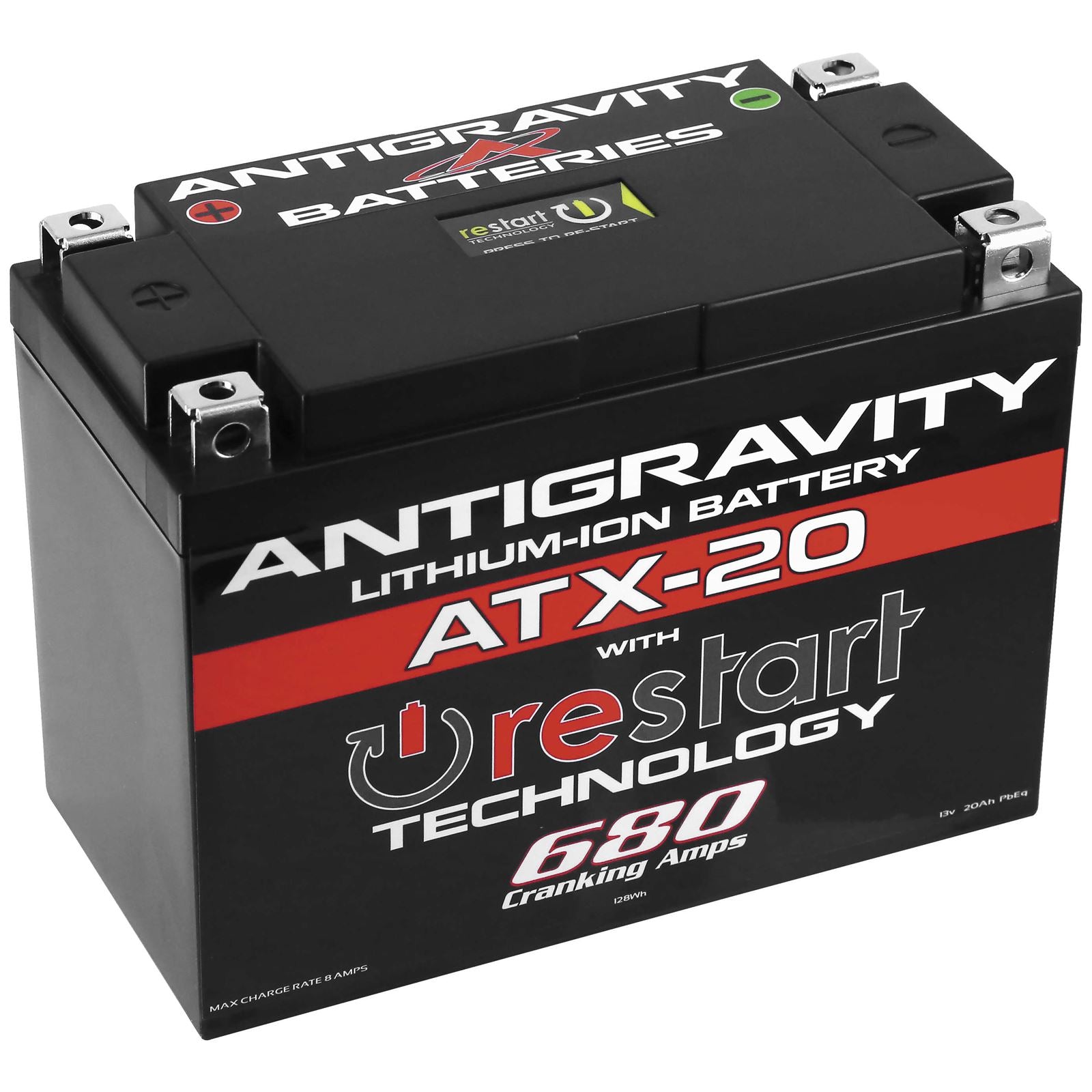 Antigravity Batteries Lithium Battery ATX20-RS 680 Cranking Amps AG-ATX20-RS_58572