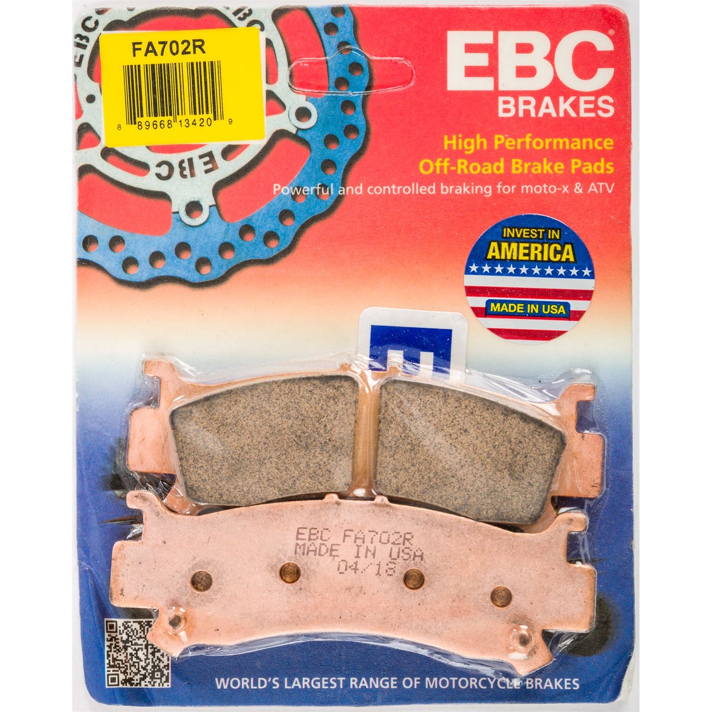 EBC Brakes Brake Pads FA702R_58586