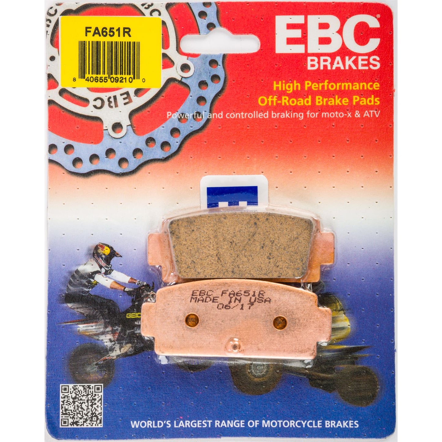 EBC Brakes Brake Pads Sintered 2/PC FA651R_58596