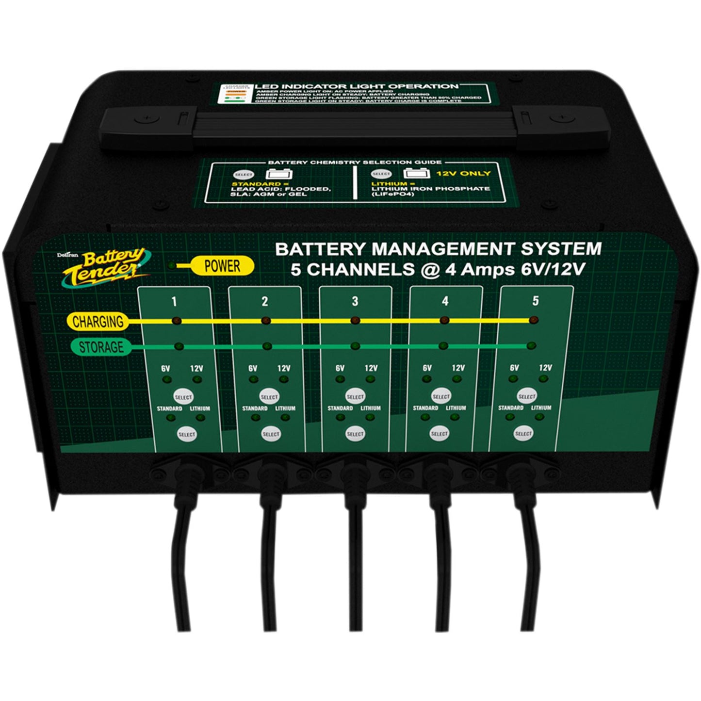 Battery Tender 5 Bank Battery Charger [MPN: 021-0133-DL-WH]_350266