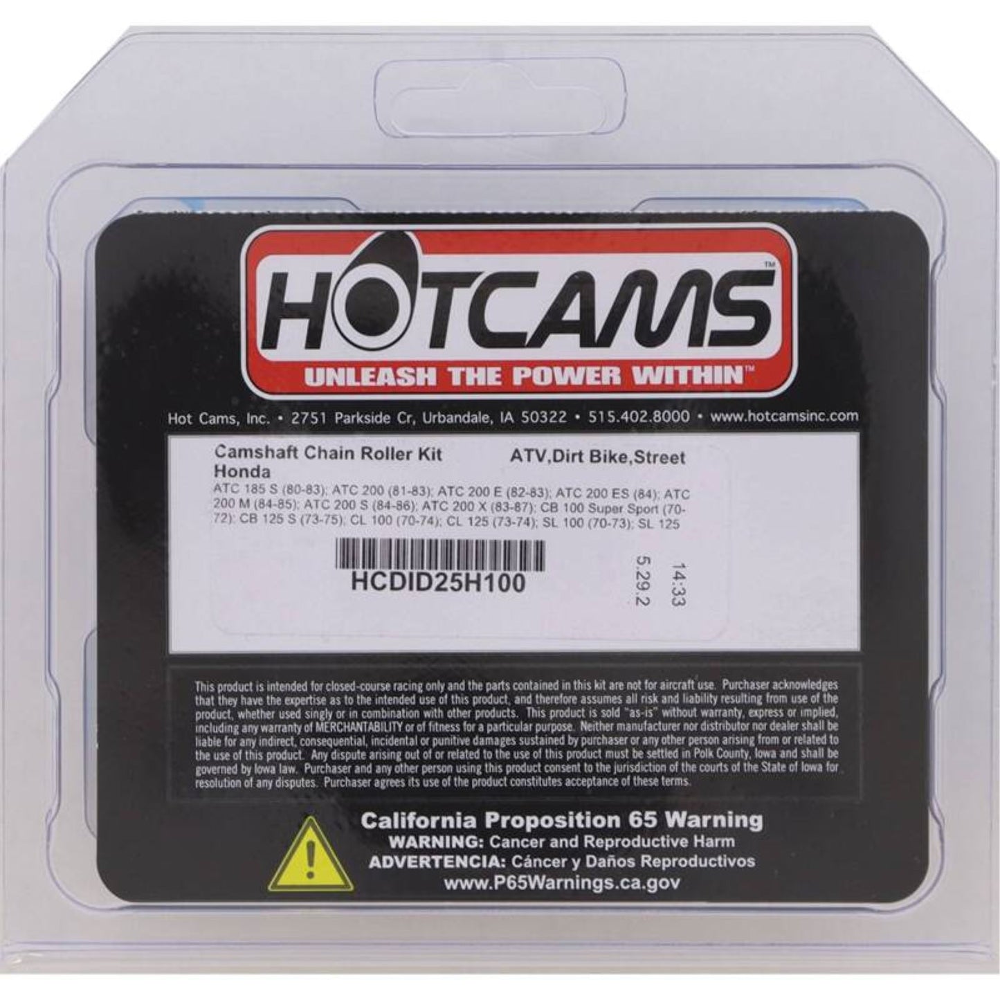 Hot Cams Cam Chain HCDID25H100_1648515