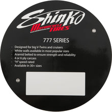 Shinko 777 Tire Sign 777 INSERT_60199