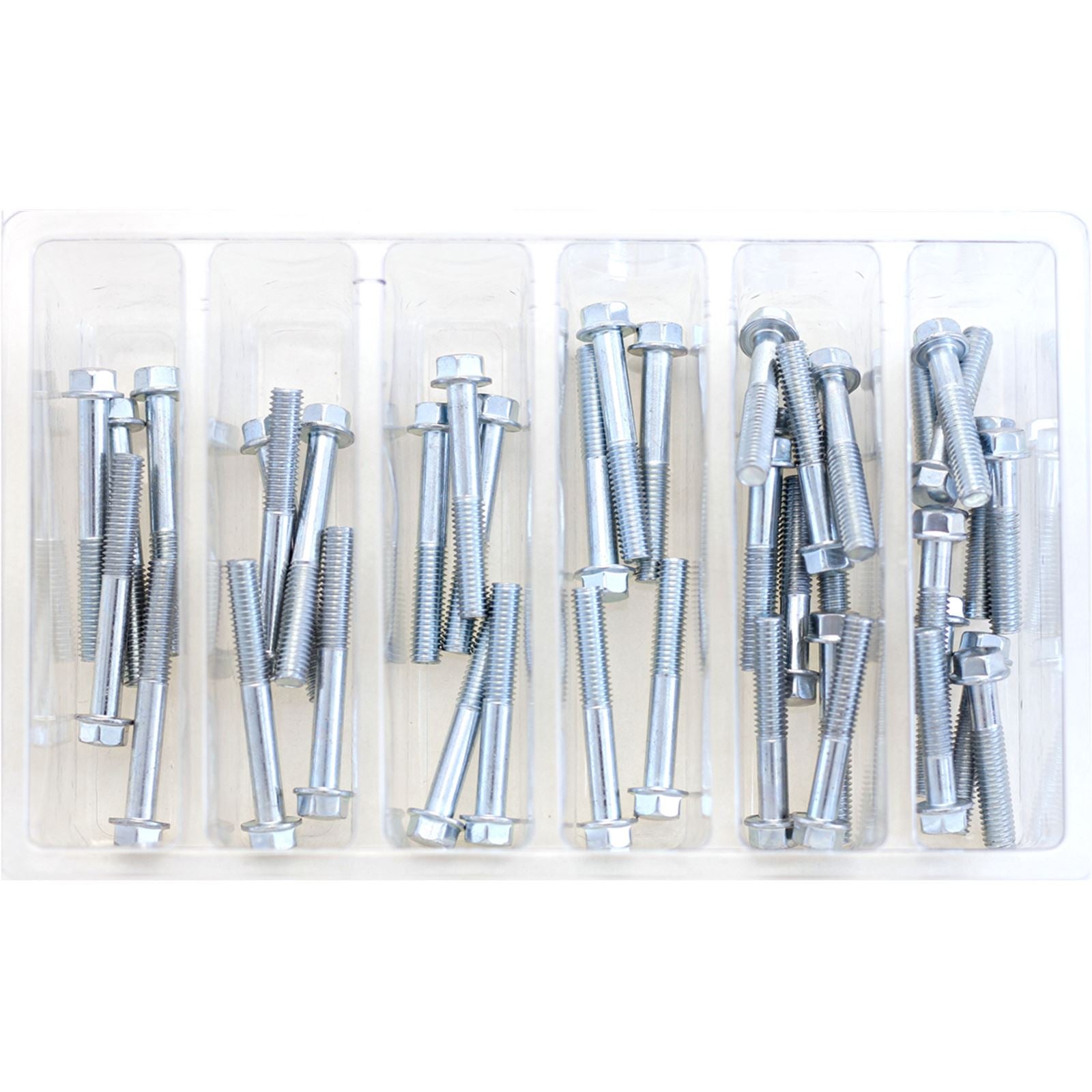 Bolt MC Hardware M6 8mm Hex Flange Bolt Assortment 1 SV-M6HEXF-2_60353