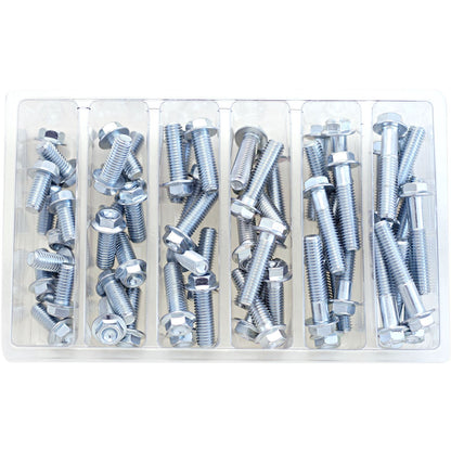 Bolt MC Hardware M8 10mm Hex Flange Bolt Assortment 1 SV-M8HEXF_354328