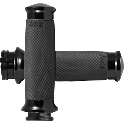 Avon Grips Custom Contour Grips with Cable Throttle Black CC-86-ANO_347613