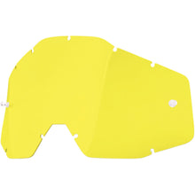 100% Accuri/Strata/Racecraft Lens - Yellow 51001-004-02_317207