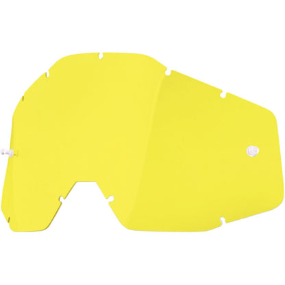 100% Accuri/Strata/Racecraft Lens - Yellow 51001-004-02_317207