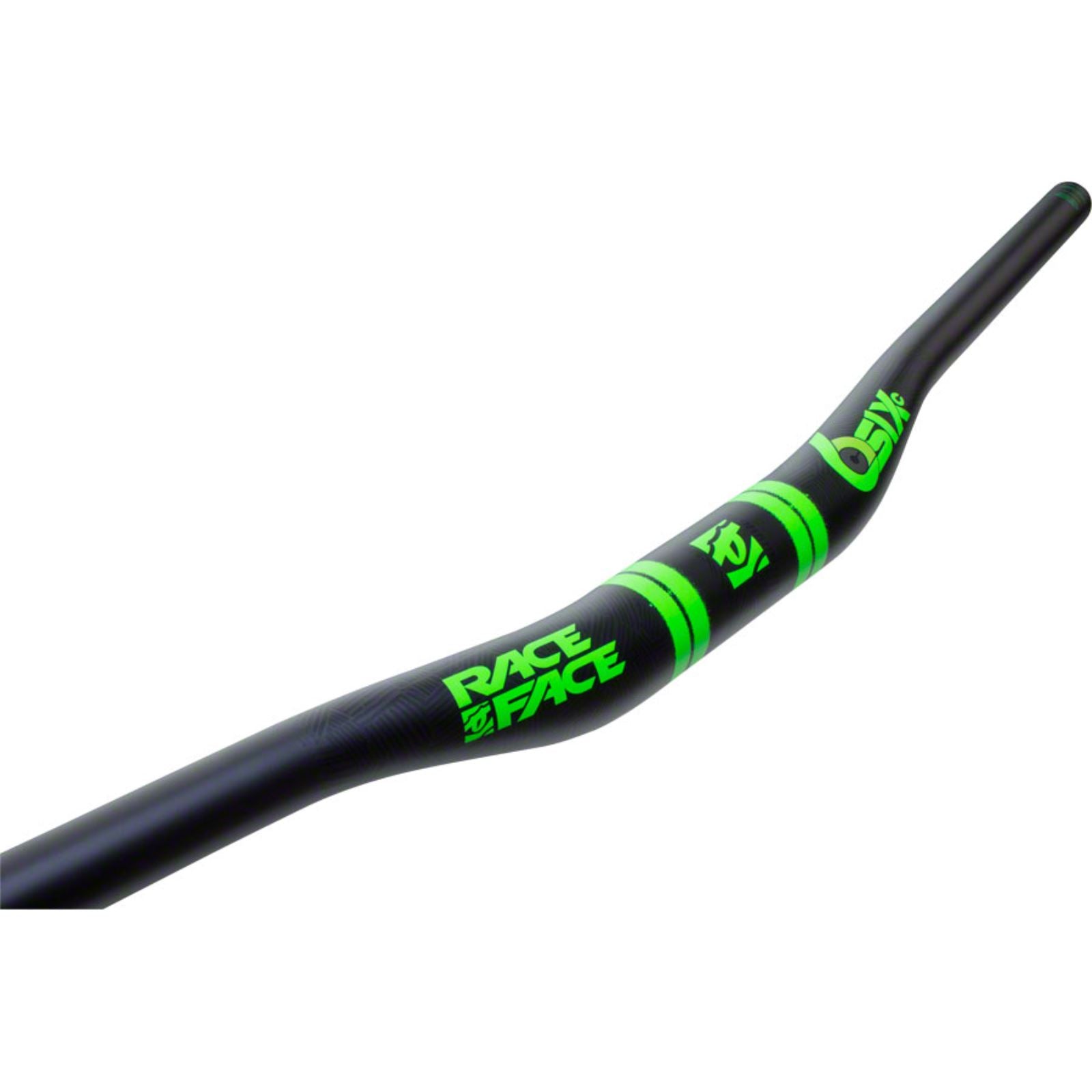 Race Face SIXC Carbon Riser Handlebar - 35 x 820mm - 20mm Rise - Green [MPN: HB18SXC2035X820P802]_1223025