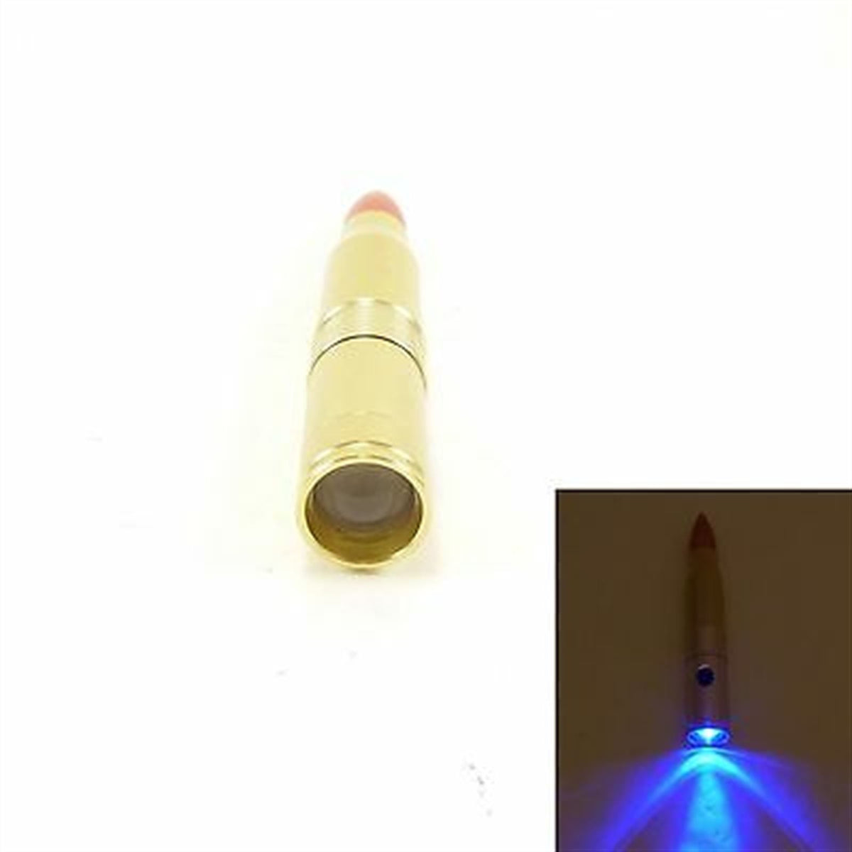 2FastMoto Frame Mounted Bullet Shaped LED Flashlight Sport Street Bike Cruiser BKLED_636459