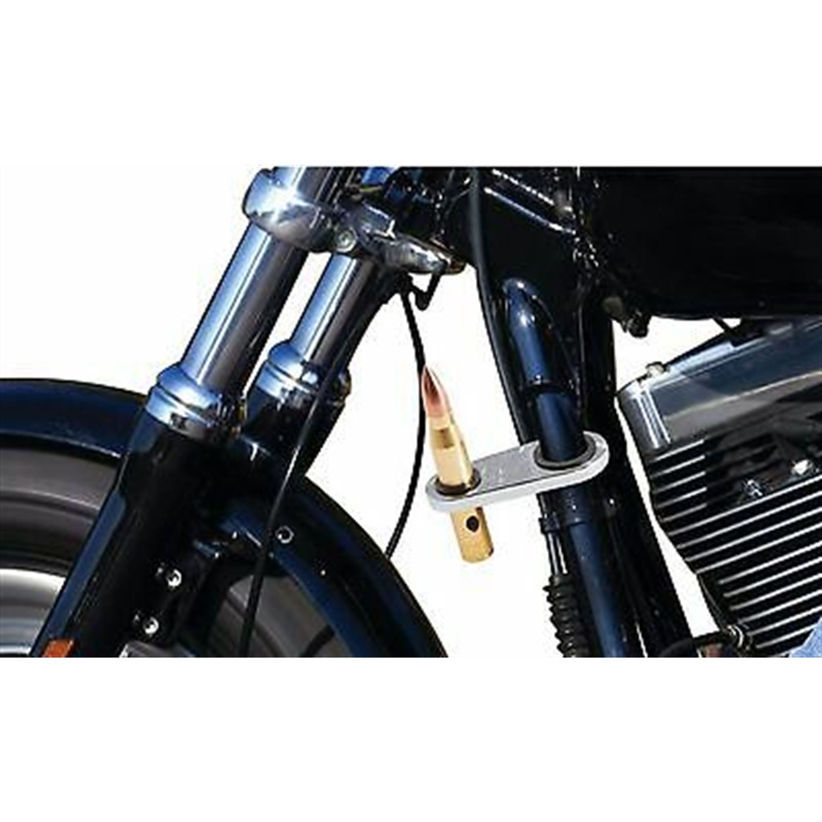 2FastMoto Frame Mounted Bullet Shaped LED Flashlight Sport Street Bike Cruiser BKLED_636461