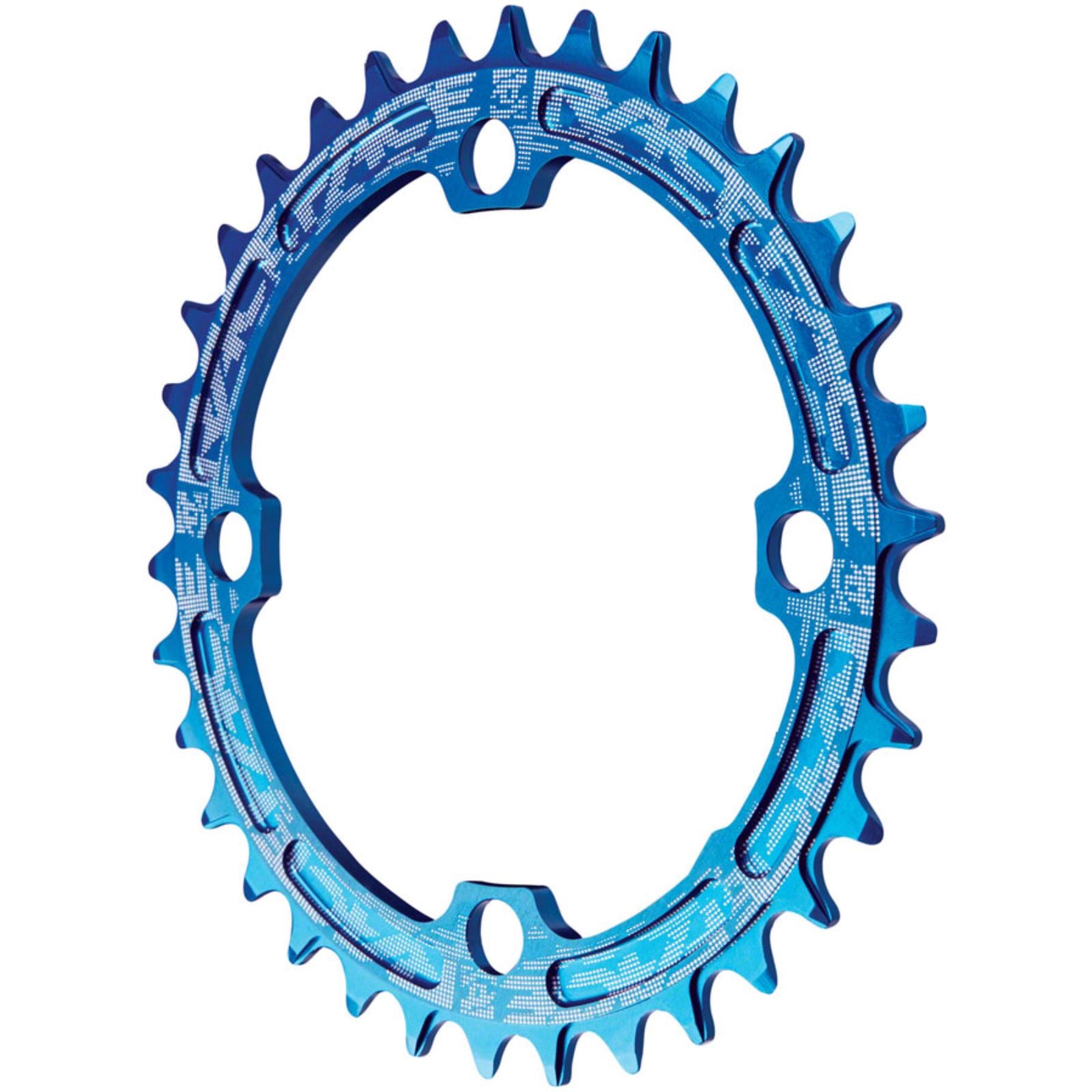 Race Face Narrow Wide Chainring - 104mm BCD - 32t - Blue  [MPN: RNW104X32BLU]_1225992